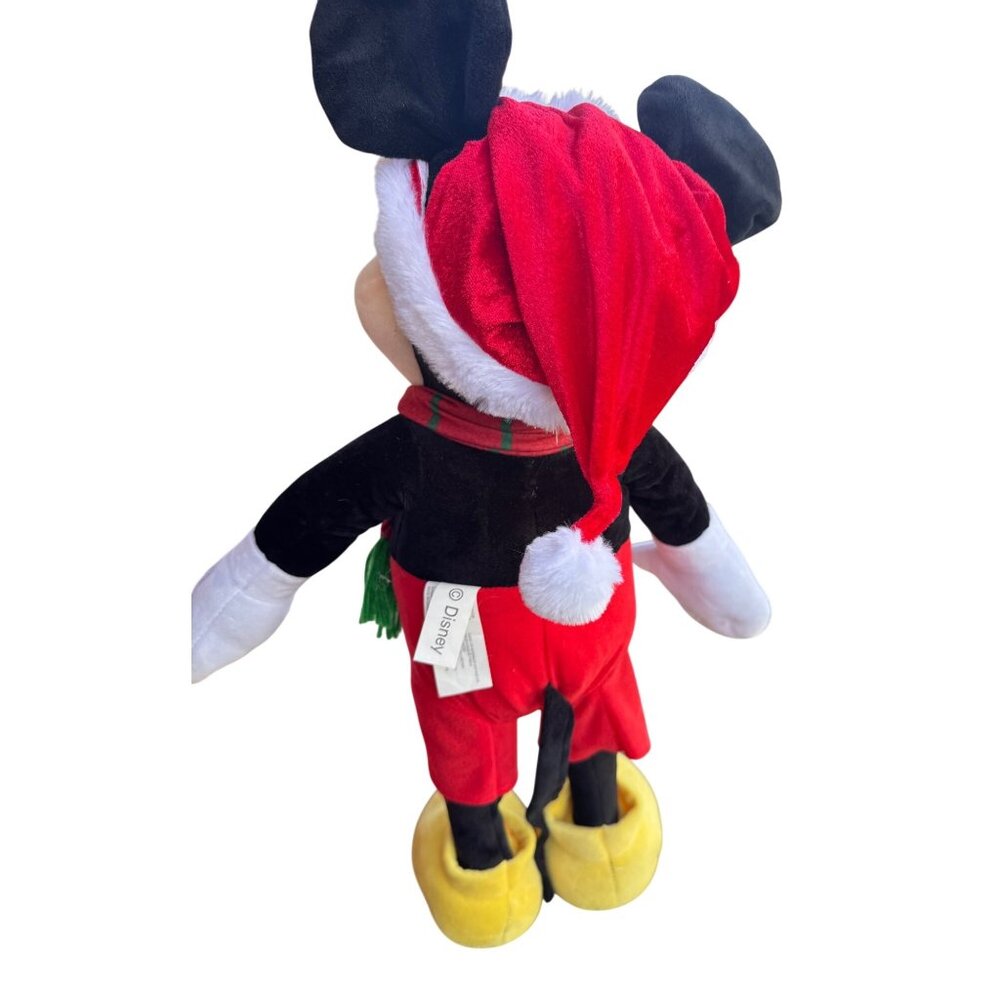 Disney Holiday Mickey & Minnie Mouse Plush Dolls 24" Christmas Decor Set - Picture 4 of 12